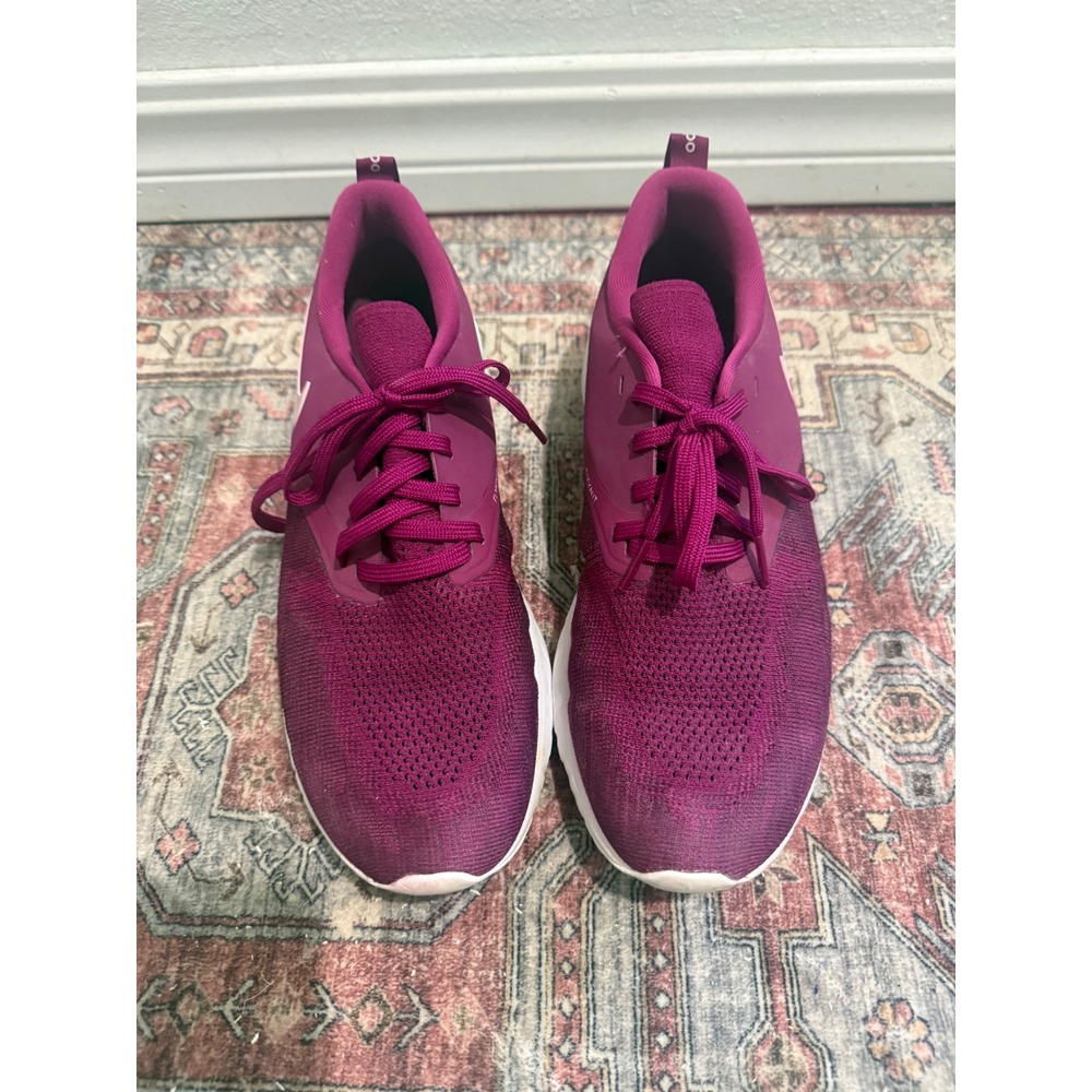 Nike‎ Odyssey React Flyknit 2 Womens 10 Plum Berry Running Shoes AH1016-600